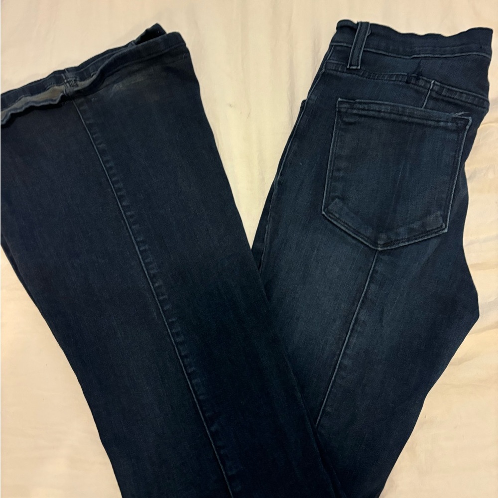 O2 denim flared jeans